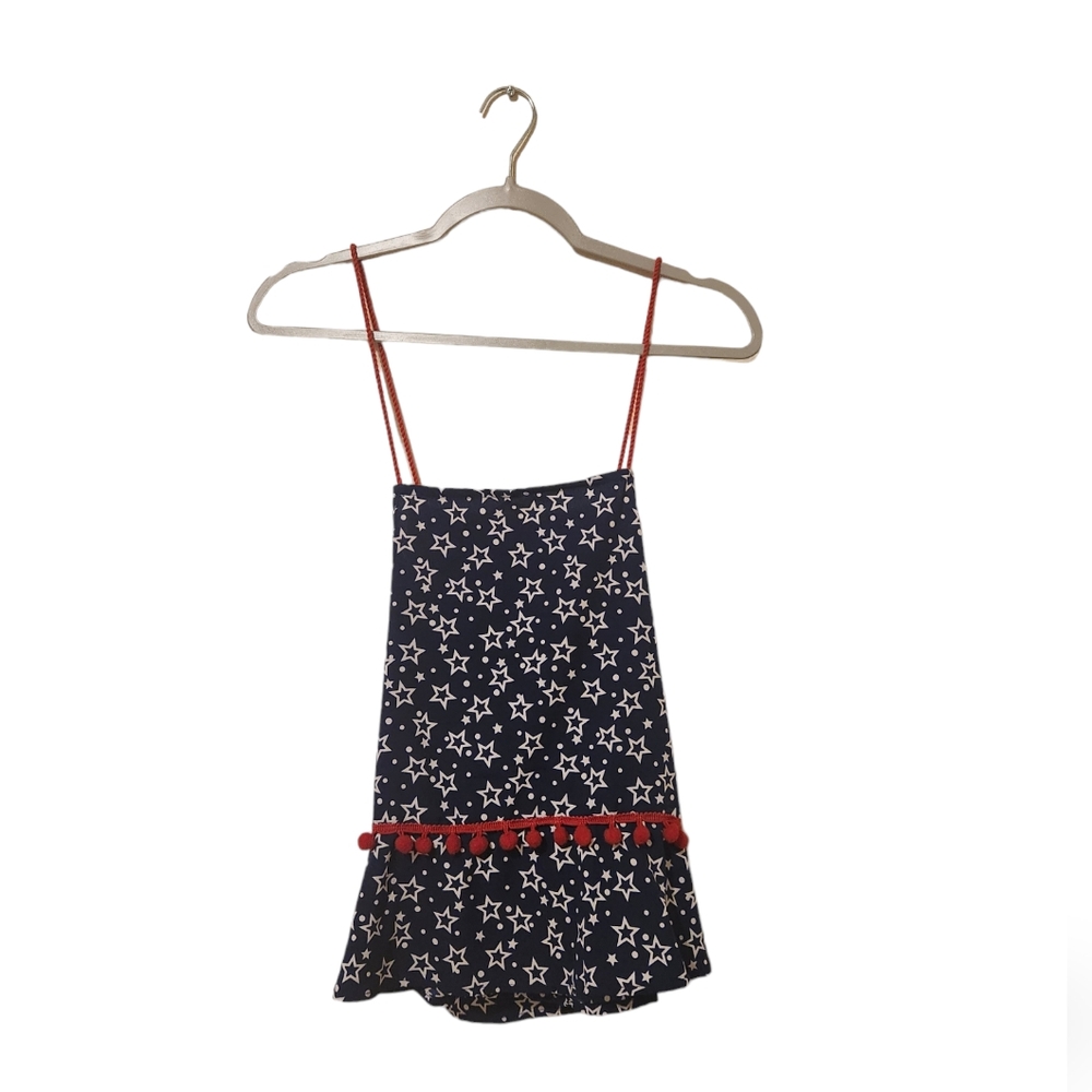 America & Beyond American Flag Fourth of July Star Spangled Festival Top